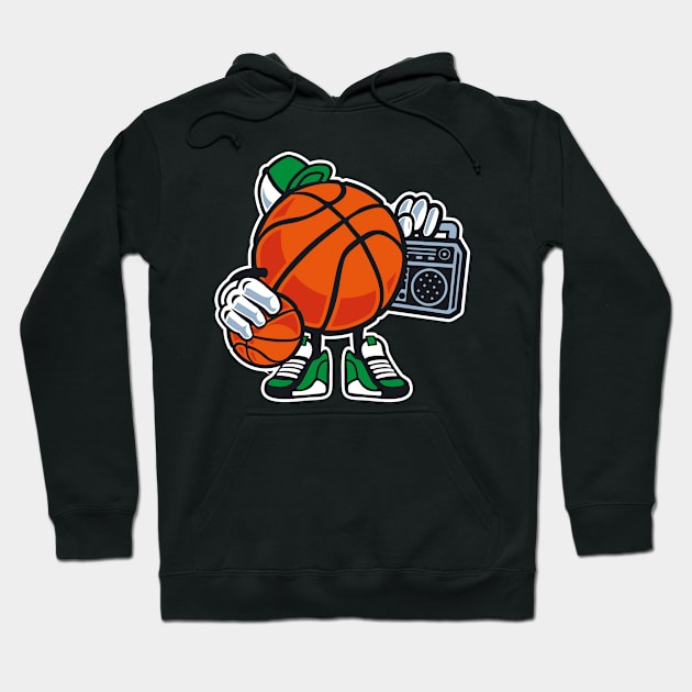 Breakdancing Basketball Hoodie by madeinchorley